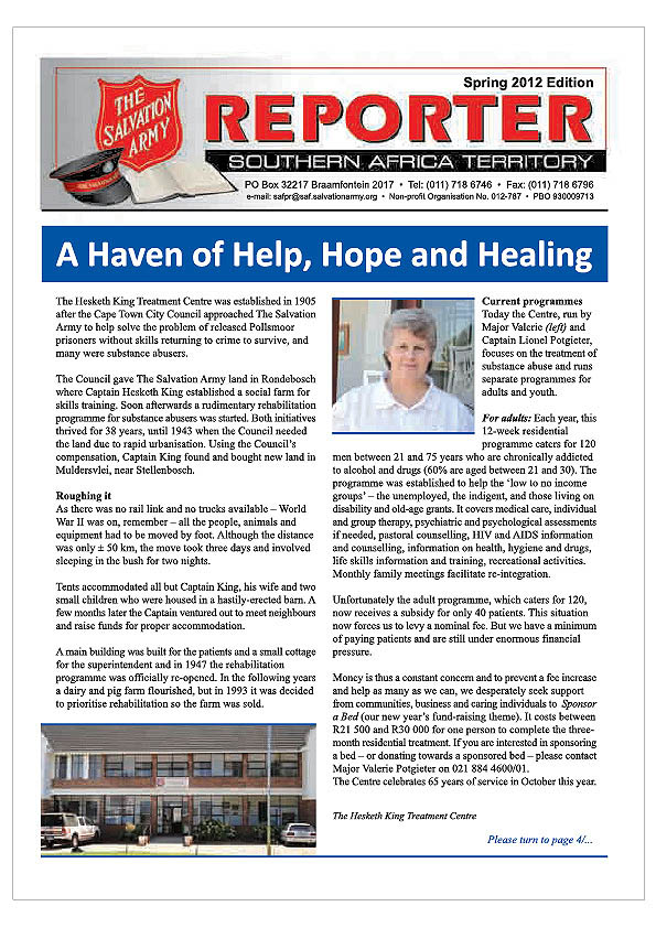 The Reporter – Spring 2012